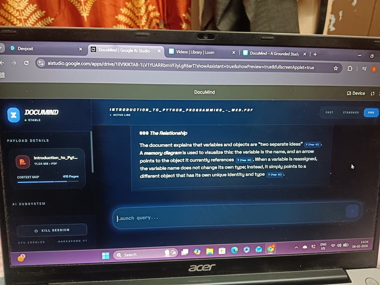 DocuMind – Grounded Study Assistant – screenshot 5