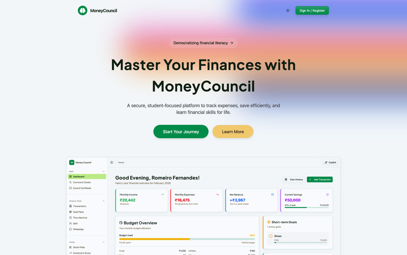 Money Council – screenshot 1