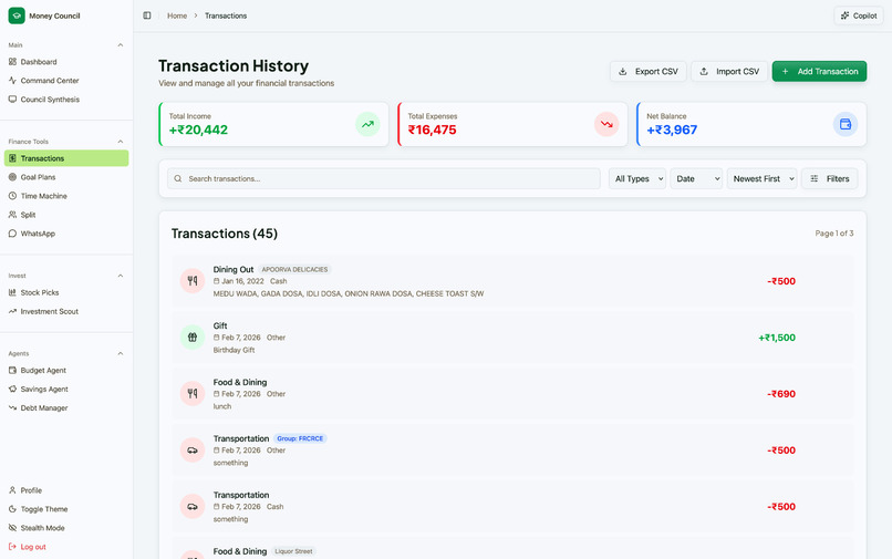 Money Council – screenshot 7