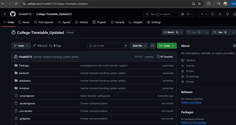 SmartSchedule AI - Intelligent College Timetable Generator – screenshot 2