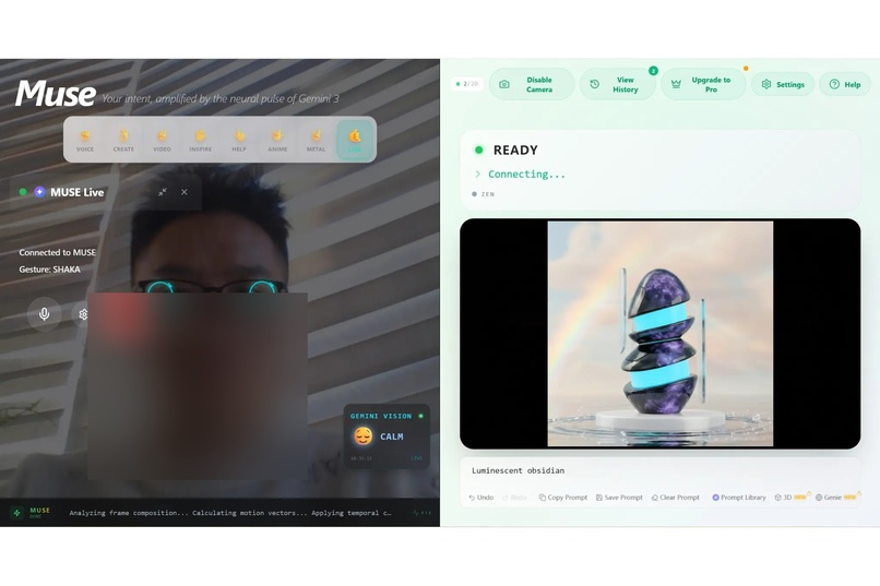 Muse — Gesture & Voice Powered AI Art Studio – screenshot 12