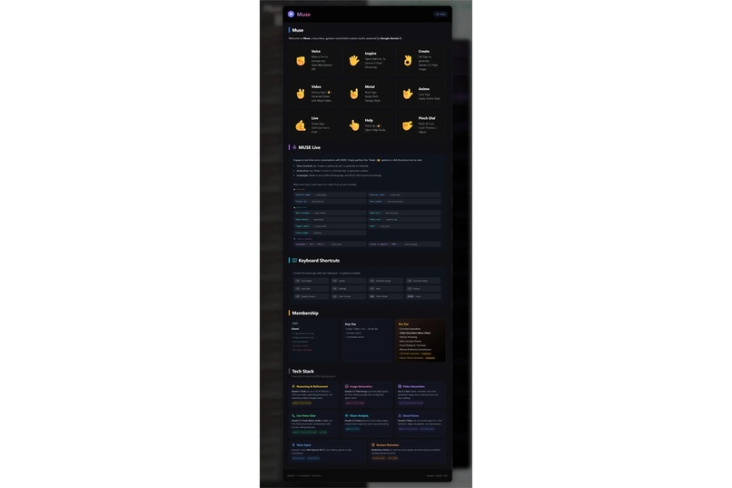 Muse — Gesture & Voice Powered AI Art Studio – screenshot 6