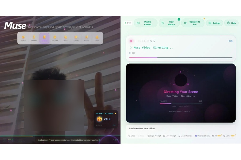 Muse — Gesture & Voice Powered AI Art Studio – screenshot 10