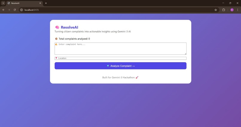 ResolveAI  – screenshot 2