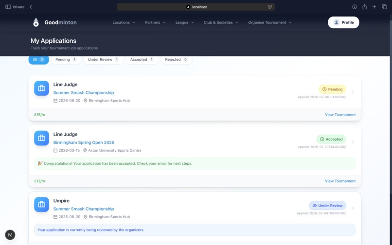 Goodminton – screenshot 3