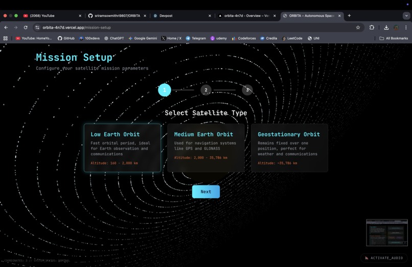 ORBITA:  AI-Powered Space Intelligence Assistant – screenshot 2