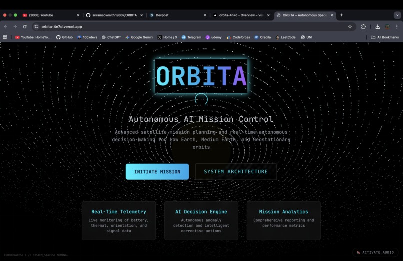 ORBITA:  AI-Powered Space Intelligence Assistant – screenshot 6