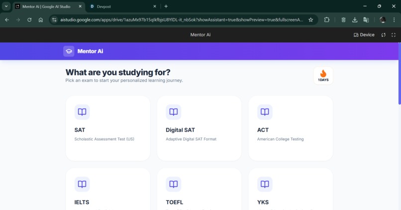 Mentor Ai – screenshot 1