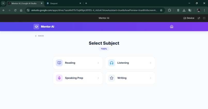 Mentor Ai – screenshot 2