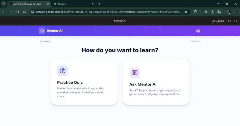 Mentor Ai – screenshot 3