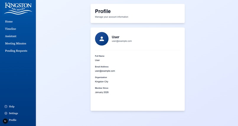 Kingston Archives – screenshot 10