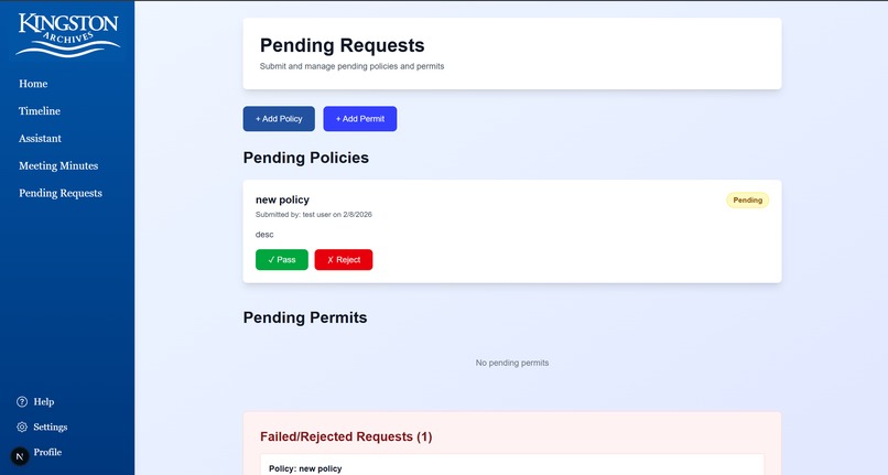 Kingston Archives – screenshot 7
