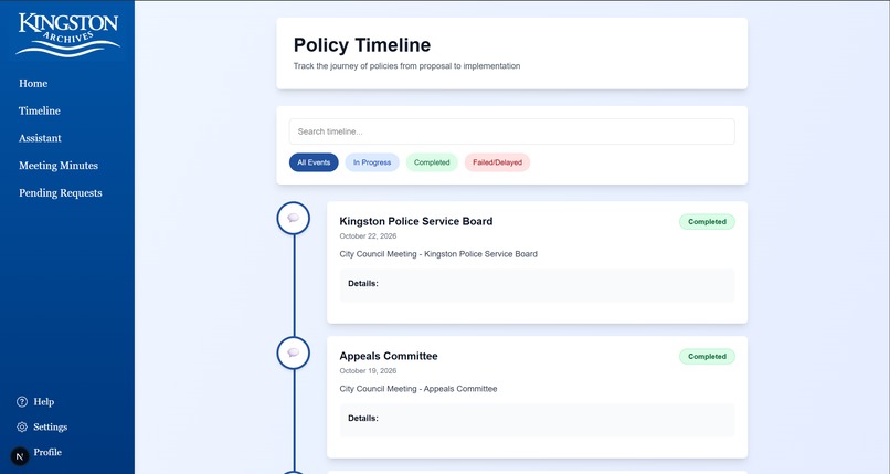 Kingston Archives – screenshot 4