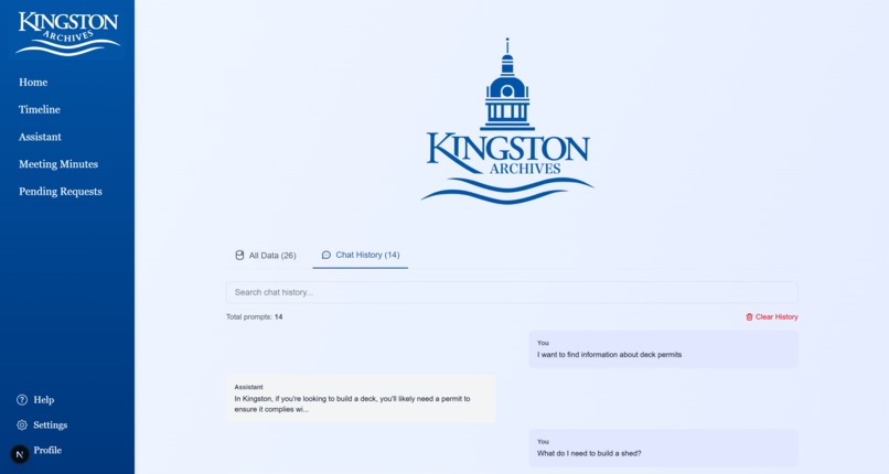 Kingston Archives – screenshot 3