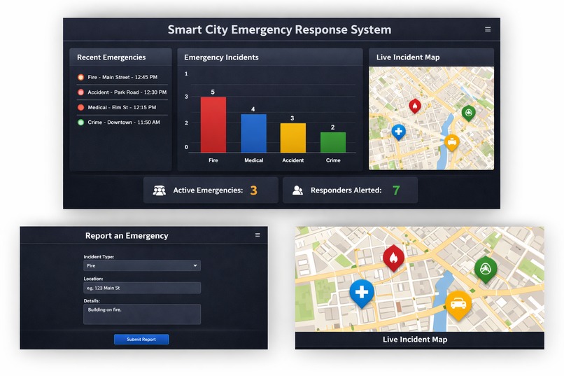 Smart City Emergency Response System – screenshot 1