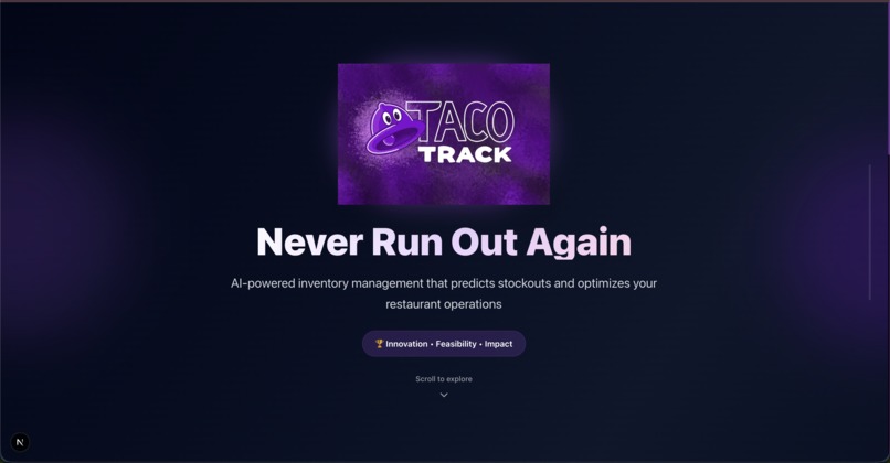 TacoTrack – screenshot 1