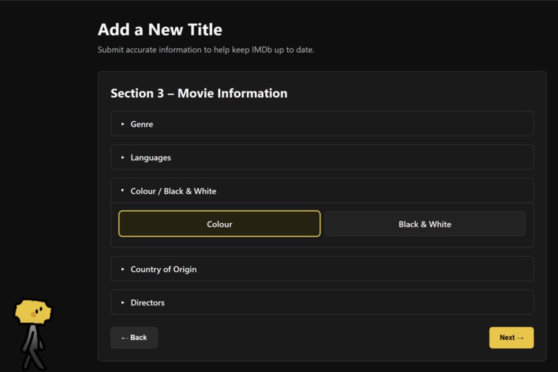 IMDB Title Form – screenshot 3
