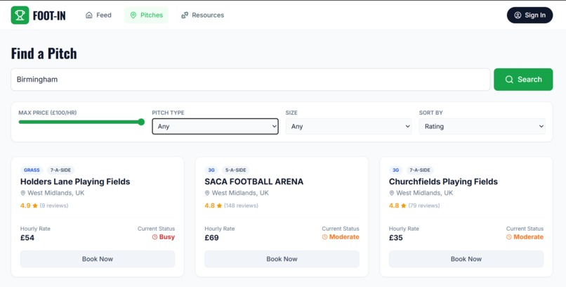 Foot-In – screenshot 1