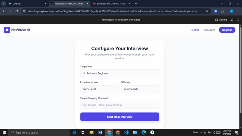 InterviewIQ – AI Interview Simulator – screenshot 1
