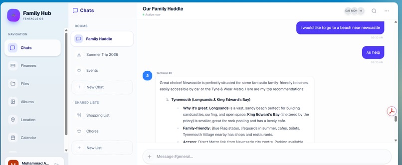 Family Hub: Tentacle OS – screenshot 3