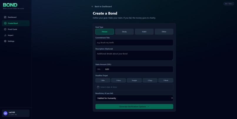 BOND – screenshot 1