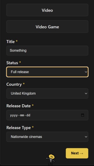 IMDB Title Form – screenshot 4