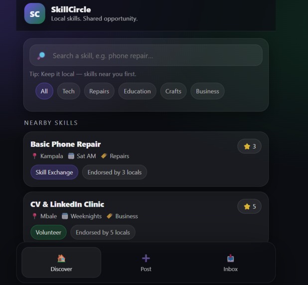 SkillCircle – screenshot 1