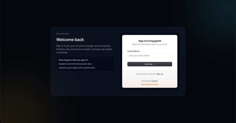 EngageOS – screenshot 1