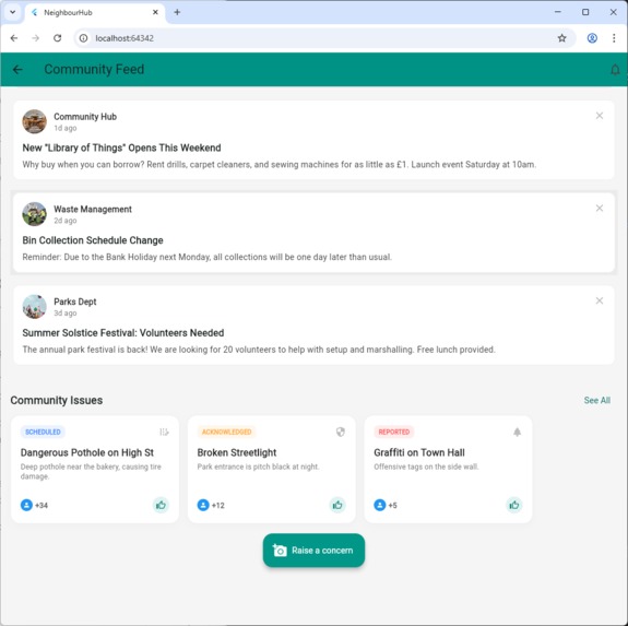NeighbourHub – screenshot 3