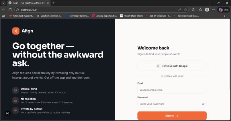 Align – screenshot 1