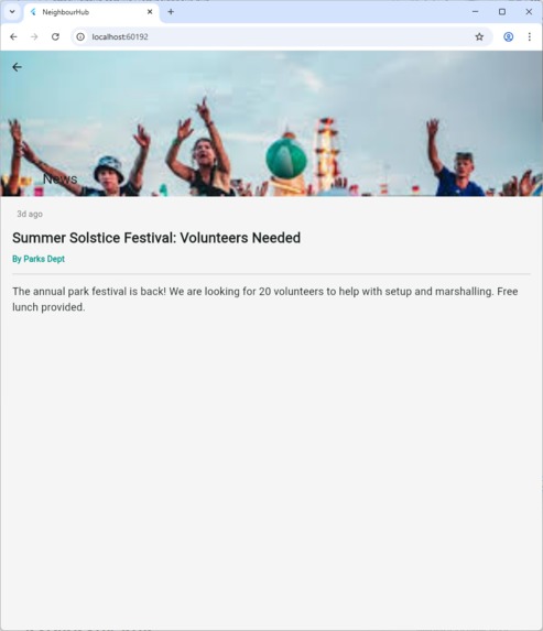 NeighbourHub – screenshot 11