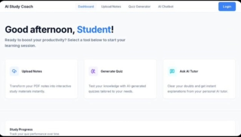 AI Real-Time Smart Study Coach – screenshot 1