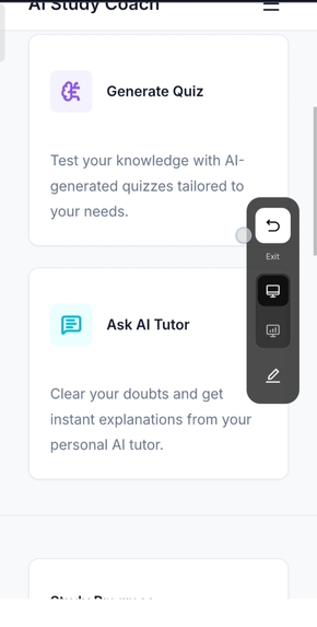 AI Real-Time Smart Study Coach – screenshot 5