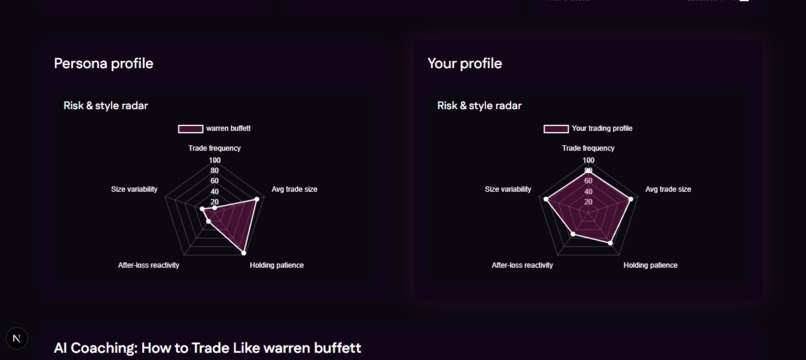 TradePersona – screenshot 2