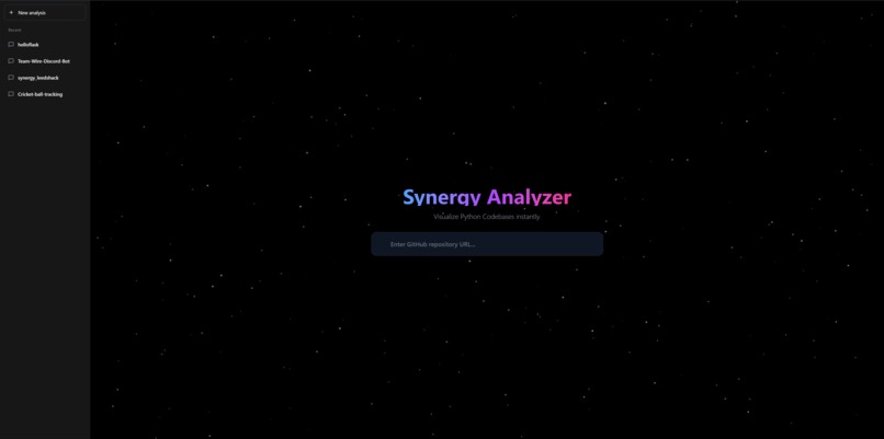Synergy - AI-Powered Python Codebase Visualization Platform – screenshot 2