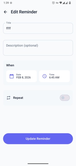 RemindMe – screenshot 2