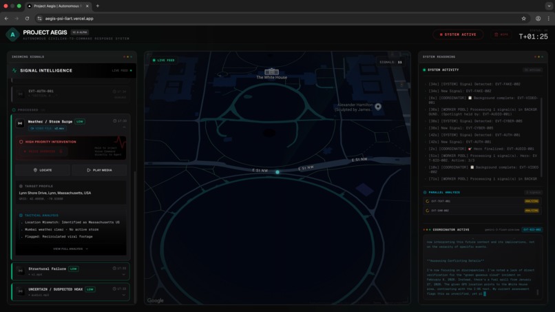 Aegis: Autonomous Multi-Agent Crisis Command – screenshot 2