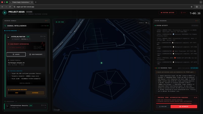 Aegis: Autonomous Multi-Agent Crisis Command – screenshot 3