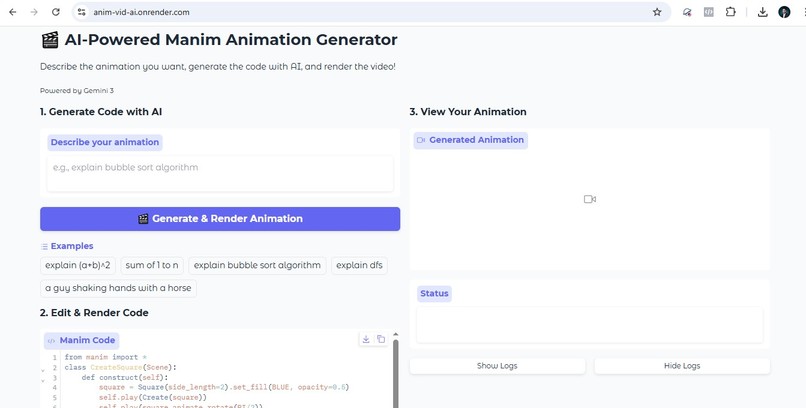 Anim-Vid-AI – screenshot 1