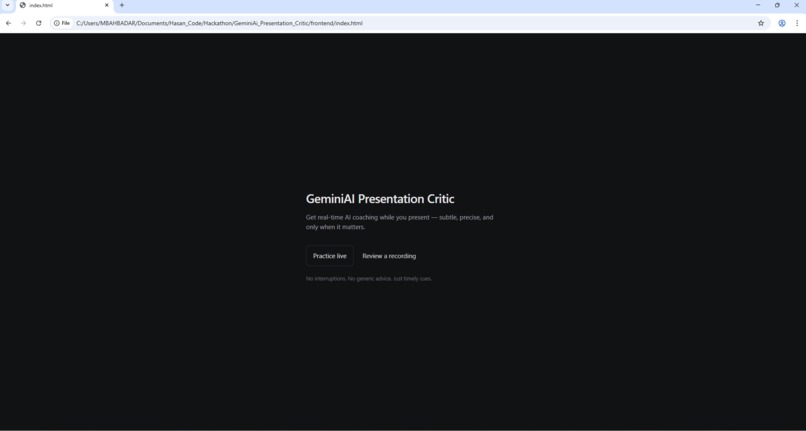 GeminiAI Presentation Critic – screenshot 2