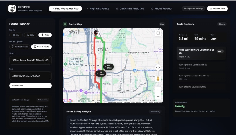 SafePath – screenshot 2