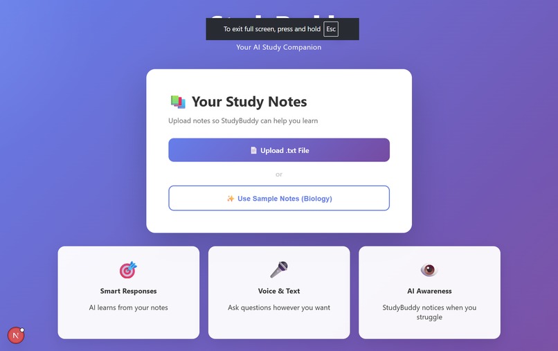 StudyBuddy – screenshot 1