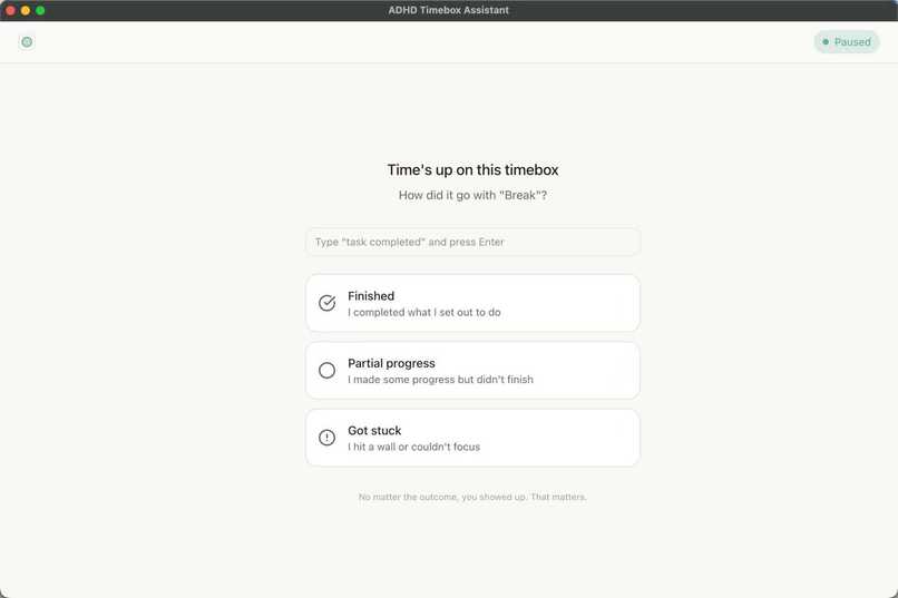 ADHD TimeBox – screenshot 2