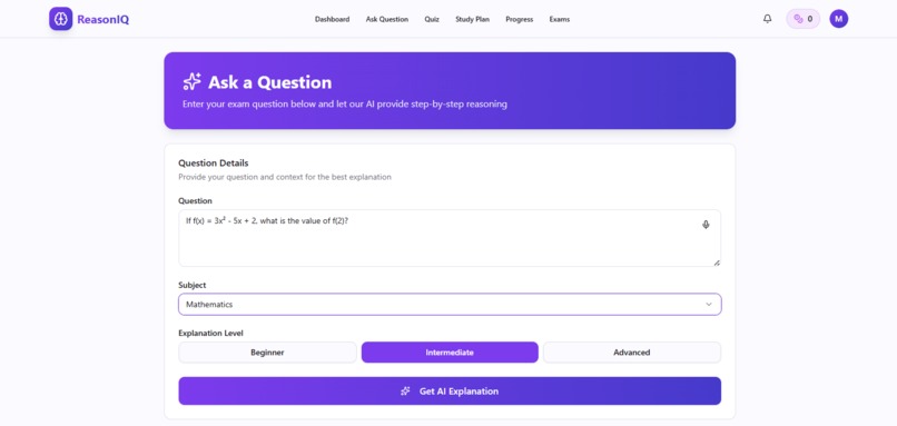 ReasonIQ - AI Exam Reasoning Tutor – screenshot 6