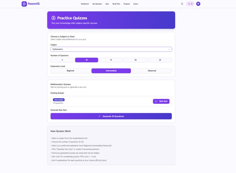 ReasonIQ - AI Exam Reasoning Tutor – screenshot 9