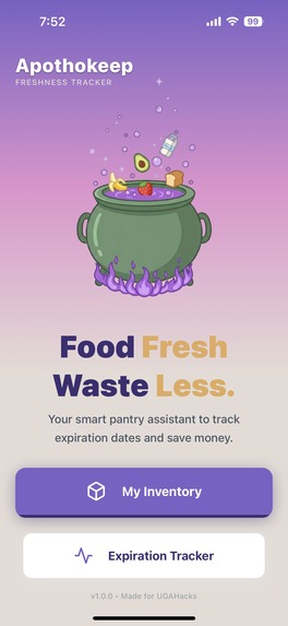 Apothokeep - Freshness Tracker – screenshot 1