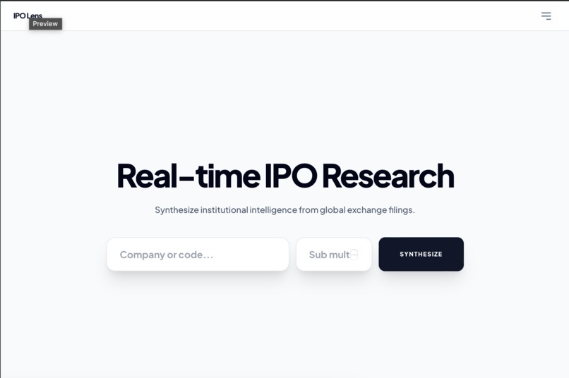 2026 HK-IPO Decision Engine – screenshot 1