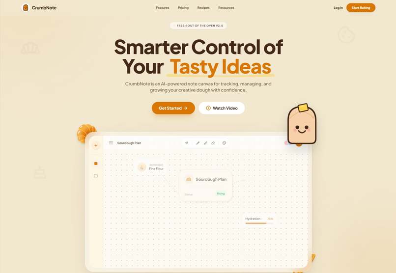 CrumbNote – screenshot 1