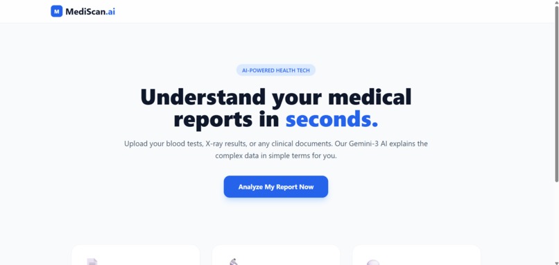 MediScanAI – screenshot 1