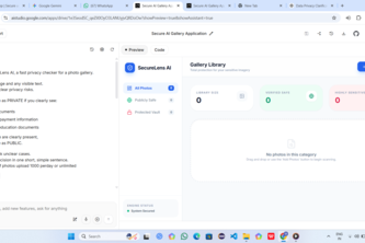 SECURE AI GALLERY APPLICATION